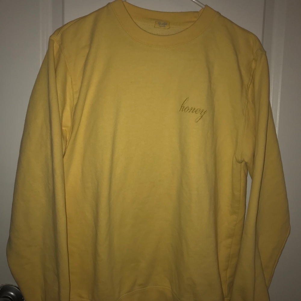 brandy melville erica honey sweatshirt